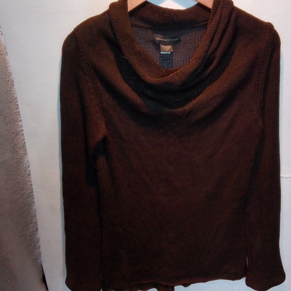 Banana Republic Silk Long Sleeve PopOver